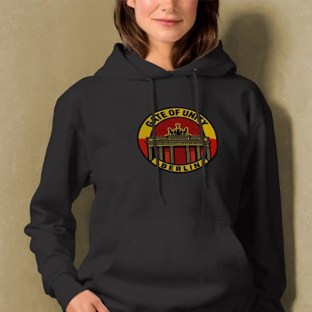 Camiseta Porta da Unity Womens Hooded Sweatshirt (Criador carregado)