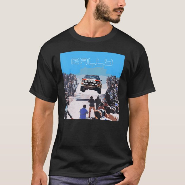Camiseta Porta de arte Car Street DriftING Grupo de Raça b  (Frente)