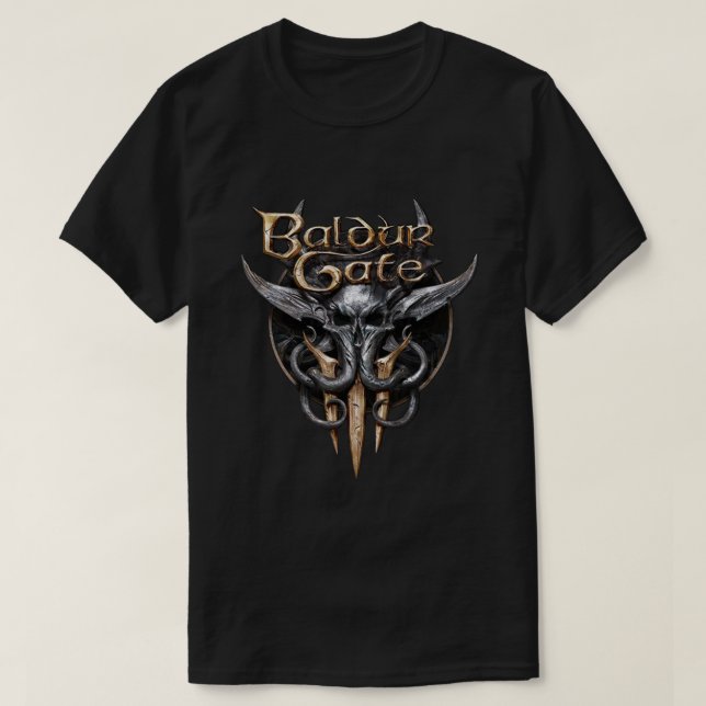 CAMISETA PORTA DE BALDUR III (Frente do Design)