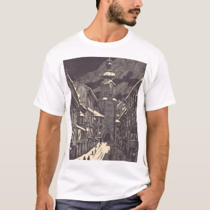 Camiseta Porta de São Miguel em Torre Medieval de Bratislav