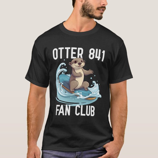 Camiseta Porta de surf em forma de cuta 841 (Frente)