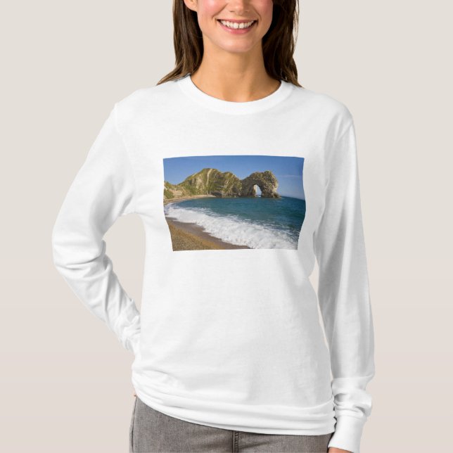 Camiseta Porta Durdle, Lulworth Cove, Costa Jurássica, (Frente)