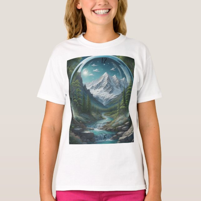Camiseta Porta Personalizada de Relógio de Parede (Frente)