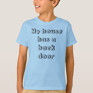 Camiseta Porta traseira, porta da rua