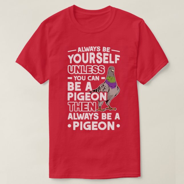 Camiseta Portador 2 do Presente Pigeon Fancier (Frente do Design)