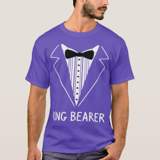 Camiseta Portador de Aliança de Casamento Tu Cerimônia de B