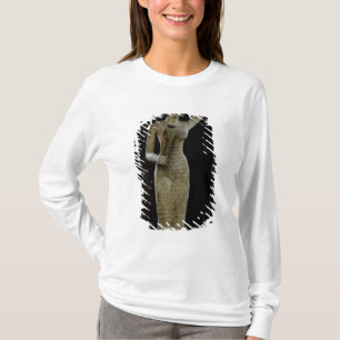 Camiseta Portador fêmea das ofertas que levam uma água