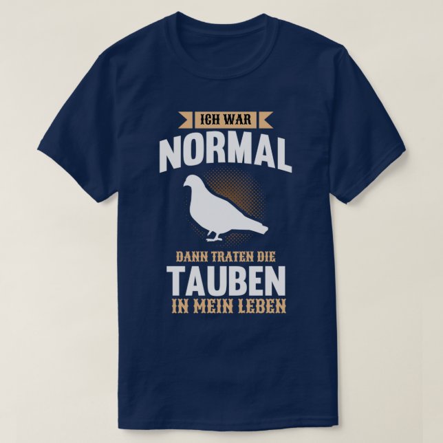Camiseta Portadora de Pombo-pombo-pombo 12 (Frente do Design)