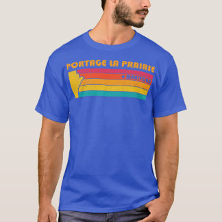 Camiseta Portage la Prairie Manitoba Canada Vintage Distres