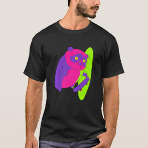 Camiseta Portal Panda Skateboard Cute Funny Vibrant Graphic