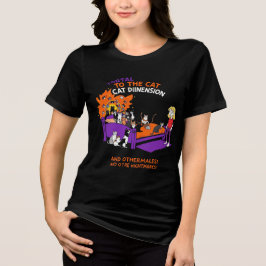Camiseta Portal to the Cat Dimension: Funny Chaos Cat Tee