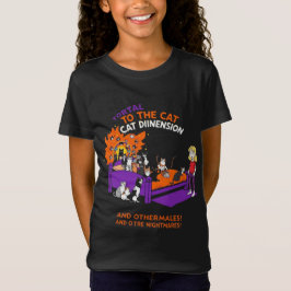 Camiseta Portal to the Cat Dimension: Funny Chaos Cat Tee