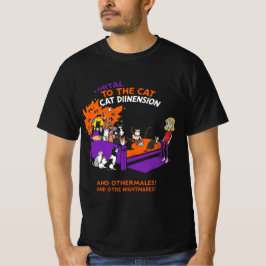 Camiseta Portal to the Cat Dimension: Funny Chaos Cat Tee