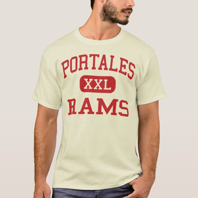 Camiseta Portales - ram - alto - Portales New mexico (Frente)