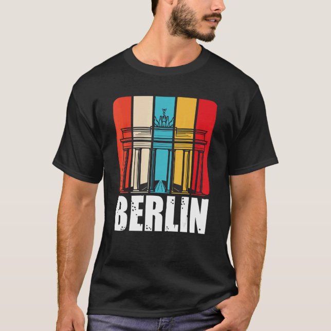Camiseta Portão De Brandeburgo Na Plataforma Pariser Em Ber (Frente)