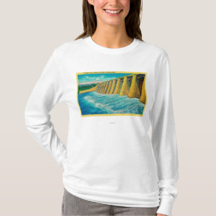 Camiseta Portas do Spillway na represa de Bonneville