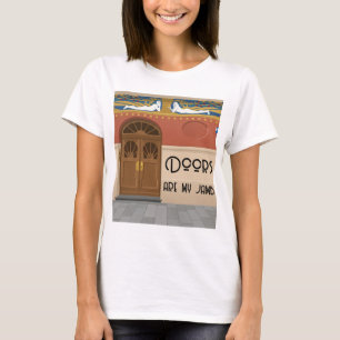 Camiseta Portas São Minha Paixão Arte Nova em Blocos de C