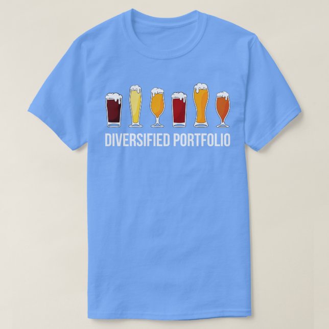 Camiseta Portfólio Diversificado de Beer Lover I (Frente do Design)