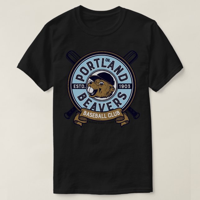 Camiseta Portland Beavers (Frente do Design)
