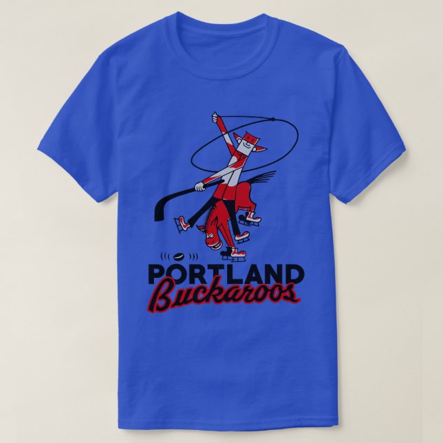 Camiseta Portland Buckaroos 1969 (Frente do Design)