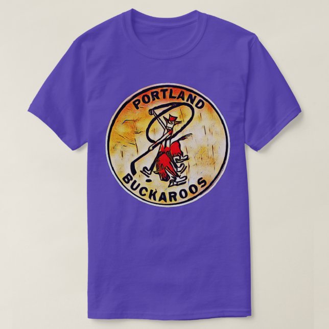 Camiseta Portland Buckaroos Hockey (Frente do Design)