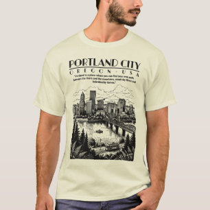 Camiseta Portland Cidade Oregon EUA
