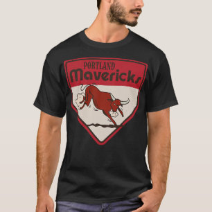 Camiseta Portland com defeito Mavericks de baseball TSirt