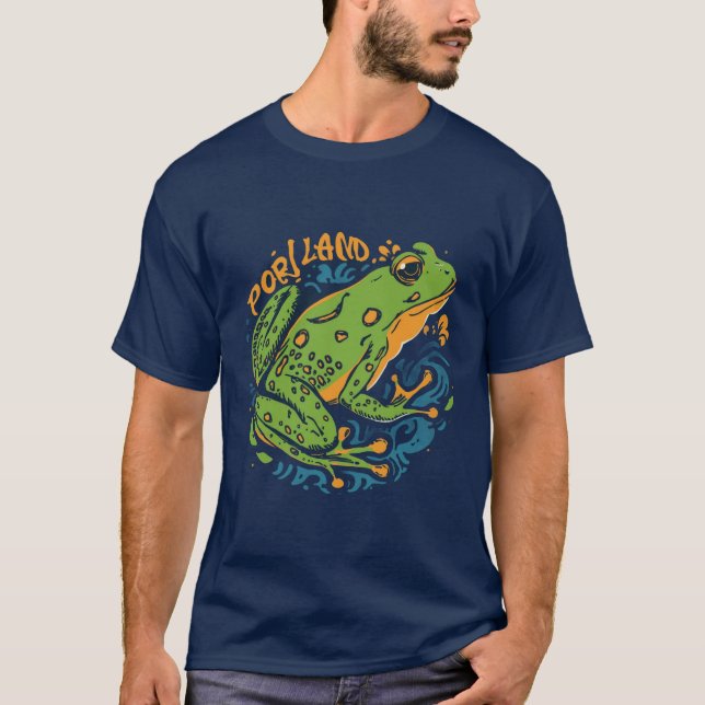 Camiseta Portland Frog (Frente)