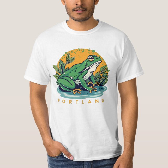 Camiseta Portland Frog (Frente)