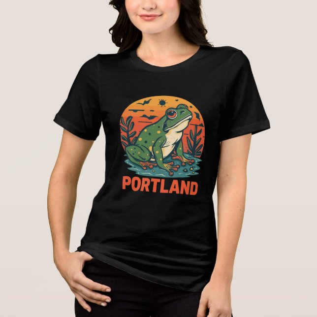 Camiseta Portland Frog (Frente)