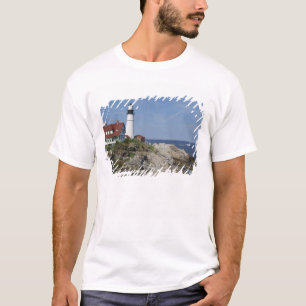 Camiseta Portland Head Light, Cabo Elizabeth, Maine,
