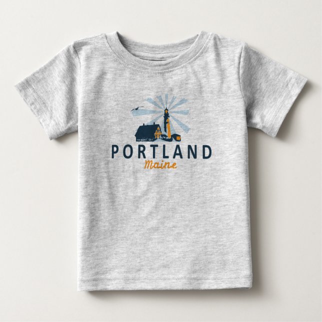 Camiseta Portland Maine. (Frente)