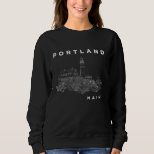 Camiseta Portland Maine Portland Head Lighthouse Trabalho d
