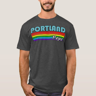 Camiseta Portland Maine Pride Portland Gift LGBT Sup