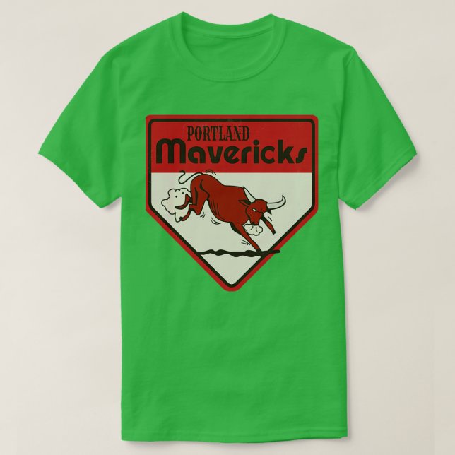 Camiseta Portland Mavericks com beisebol (Frente do Design)