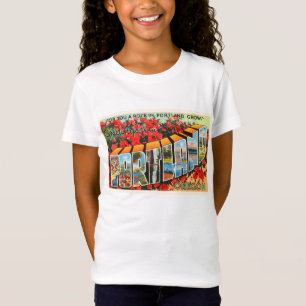Camiseta Portland Oregon OU lembrança velha das viagens