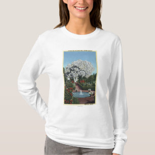 Camiseta Portland, Oregon - piscina do espanhol e árvore d