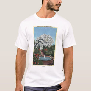 Camiseta Portland, Oregon - piscina do espanhol e árvore d