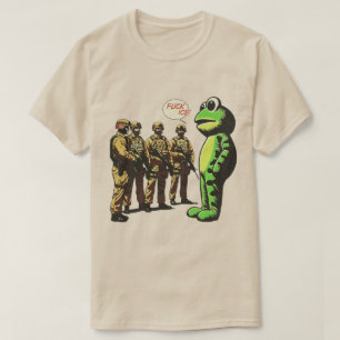 Camiseta Portland Resiste Portland Frog fc*k gelo levante-s