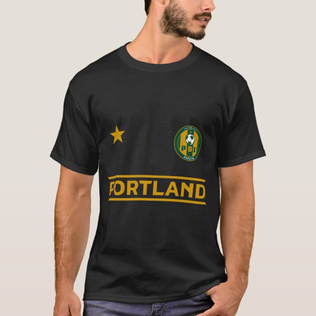 Camiseta Portland Soccer Jersey Mini Crachá Original (Frente)