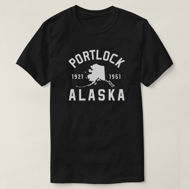 Camiseta Portlock Alaska Cryptozoology Mysteric T-Sh Clássi (Frente do Design)