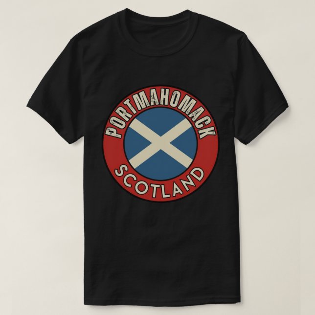 Camiseta Portmahomack, Escócia (Frente do Design)