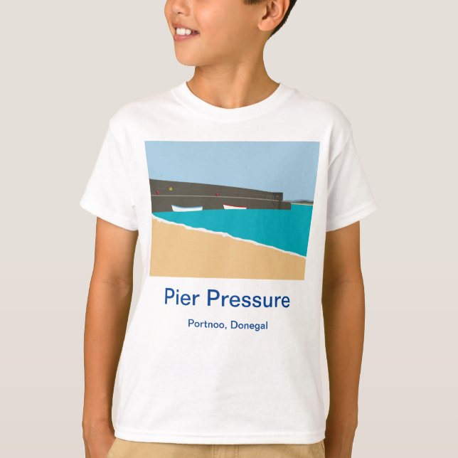 Camiseta Portnoo pier pressione Donegal (Frente)