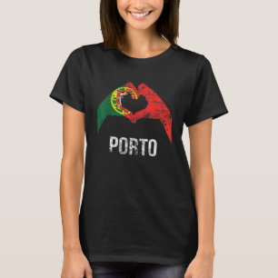 Camiseta Porto Cidade Portuguesa Vintage Portugal Bandeira