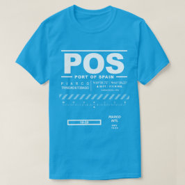 Camiseta Porto da Espanha Piarco Aeroporto Internacional PO