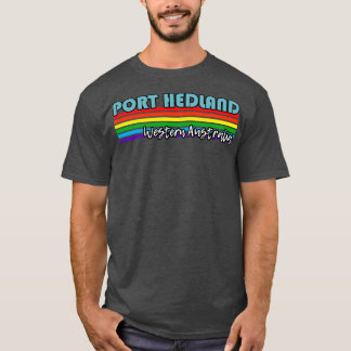 Camiseta Porto Hedland Oeste da Austrália Orgulho Porto Hed