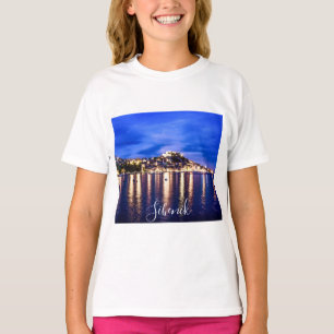 Camiseta Porto iluminado em Sibenik, Croácia