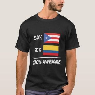 Camiseta Porto Rico - Bandeira Colombiana
