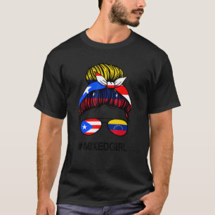 Camiseta Porto Rico Bandeira da Venezuela Porto-riquenho Ve
