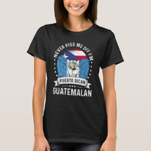 Camiseta Porto Rico Bandeira Guatemala cresceu orgulho de h